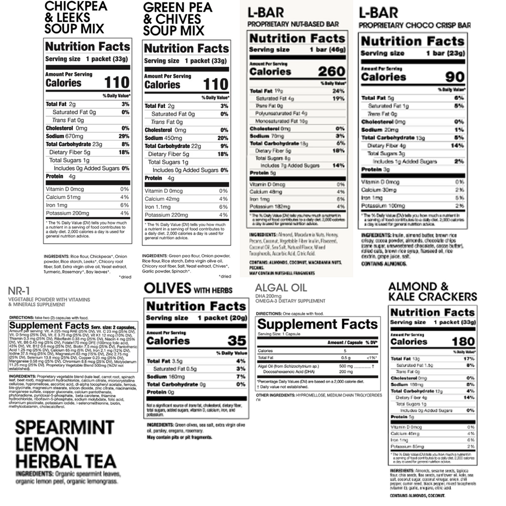 Reset 1-Day Nutrition Kit (Green Pea & Chives and Chickpea & Leeks ProLon Soups)