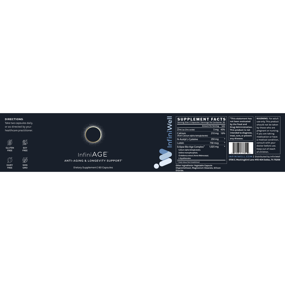 InfiniAGE- Longevity Multivitamin Supporting Pace of Aging