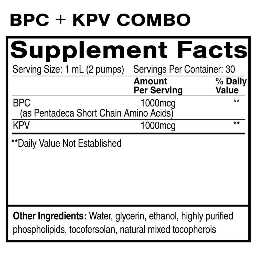 BPC + KPV Combo - Liposomal