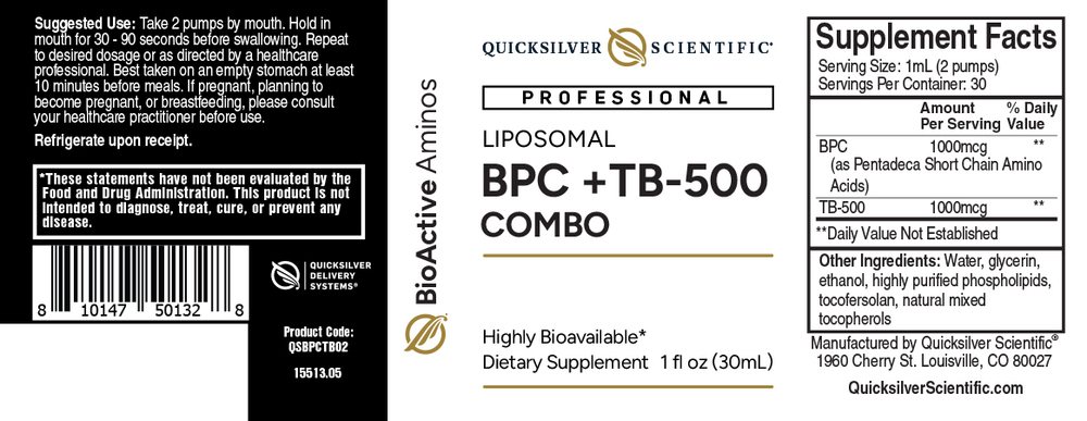 BPC + TB-500 Combo - Liposomal