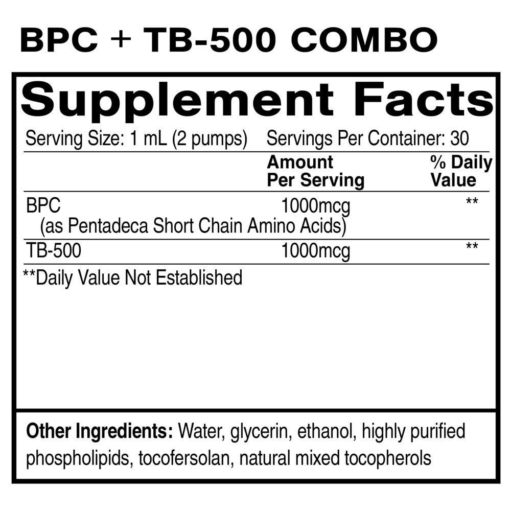 BPC + TB-500 Combo - Liposomal