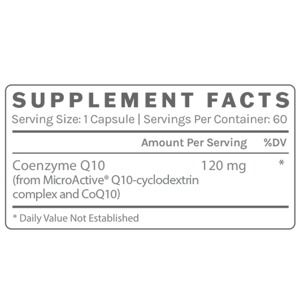 CoQ10- Superior Bioavailability with MicroActive Technology